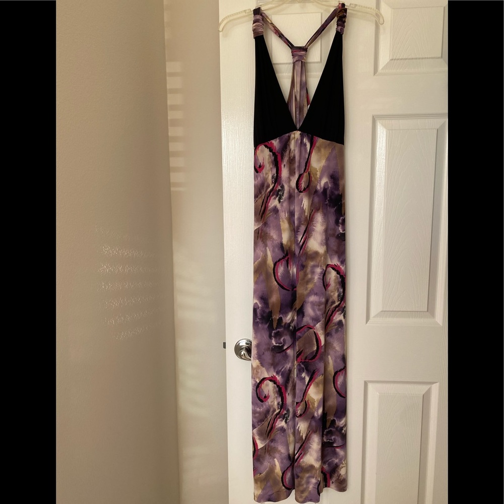 Charlotte Russe-Long Flowy Maxi Dress-S